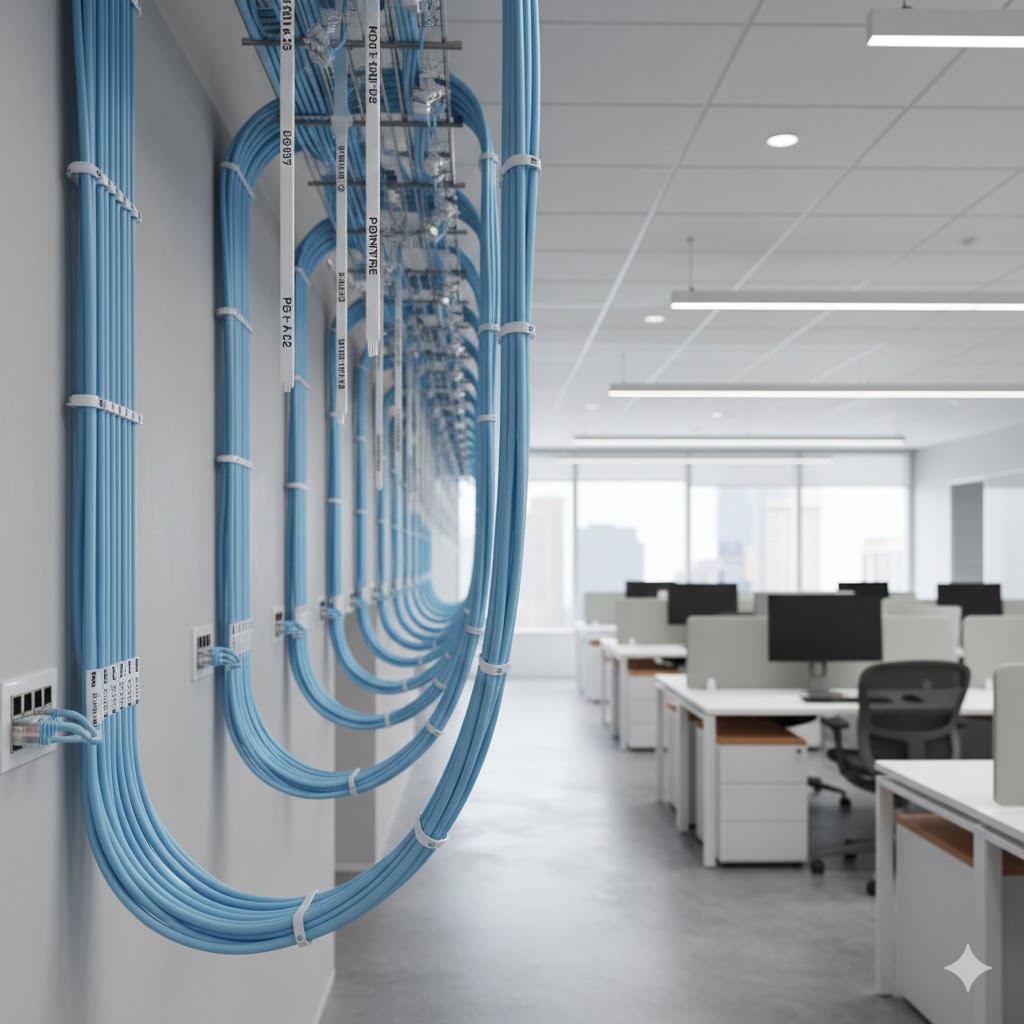 Office structured cabling